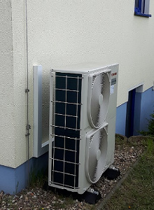 Außengerät Bürogebäude in Magdeburg